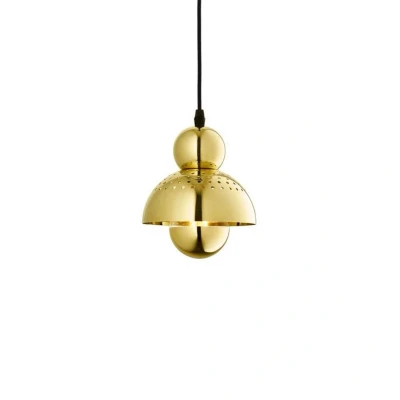 Immagine di DESIGN BY US Lampada a sospensione Wanted XS, colore oro, ferro, Ø 15 cm