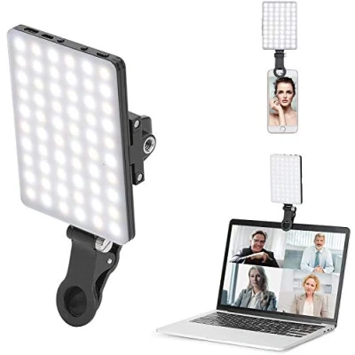 Immagine di Newmowa LED 60 Professionale Luce Video,Luce per Video Conferenza, 3200 5600K 3 Modi regolati Portatile Phone, iPhone, Android, iPad, Laptop
