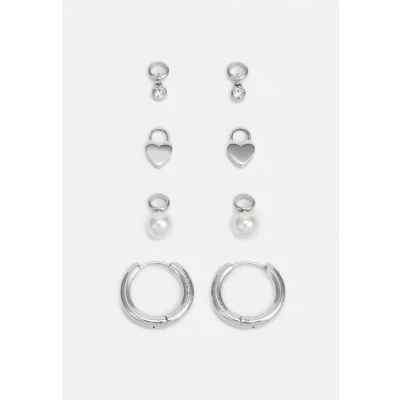 Immagine di Calvin Klein Huggie SET Orecchini silvercoloured, Donna, Taglia: One Size, Silver coloured