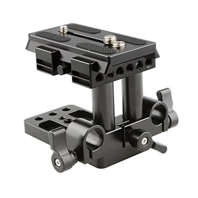 Immagine di CAMVATE Quick Release Mount base QR piastra per Manfrotto 501/504/ 577/701 standard di (nero)