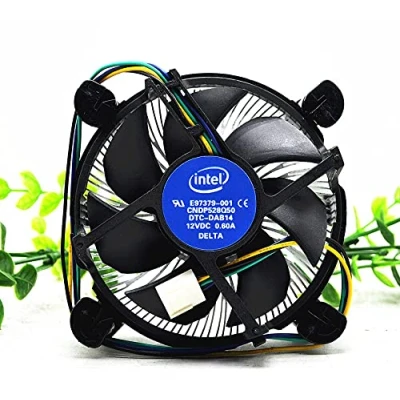 Immagine di CPU Cooler With Aluminum Heatsink for Intel E97379 001 Core i3/i5/i7 Socket 1150/1155/1156 4 Pin Connector Quiet Fan