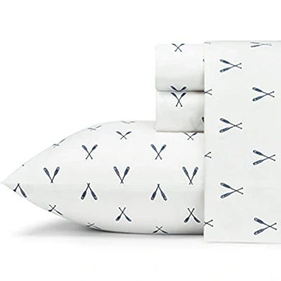 Immagine di Eddie Bauer Downstream Cotton Percale Sheet Set Queen