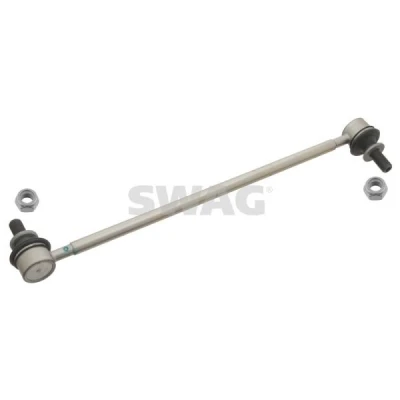 Immagine di SWAG 81 92 8513 Bielletta barra stabilizzatrice Assale anteriore Sx, Dx 360 M12 x 1,25 con dado autobloccante Acciaio argento