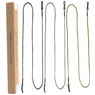 Immagine di GERNEO® Berlin Fascia per occhiali in tessuto di alta qualità Cordino extra lungo unisex da sole e lettura Diversi colori Nero, verde, grigio
