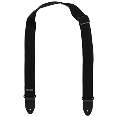 Immagine di DUNLOP D69 01BK STRAP MESH BLACK, Tracolla in Tessuto per Chitarra, Colore Nero