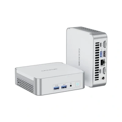 Immagine di GEEKOM Mini PC XT13 Pro i9 13900HK (14C/20T, Turbo 5,4 GHz, Cache 24 MB) Business con 32 GB DDR4 &amp; 1 TB SSD PCIe 4.0 2xUSB4, Windows 11 Wi‑Fi 6E+BT 5.2 8K/4 schermi Compatto Stiloso