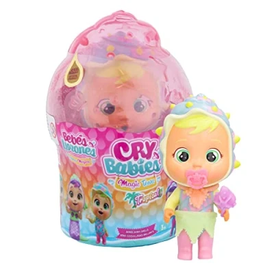 Immagine di Cry Babies Magic Tears Tropical Shiny Shells Sandy Bambole collezionabili che piangono Lacrime Schiumose e hanno 8 Accessori Gioco per Bambine Bambini +3 Anni