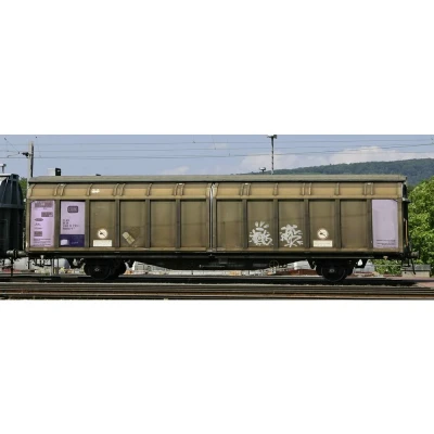 Immagine di N Kit 2 pz. Vagone a parete scorrevole Hbbiks della DB Hobbytrain H24650