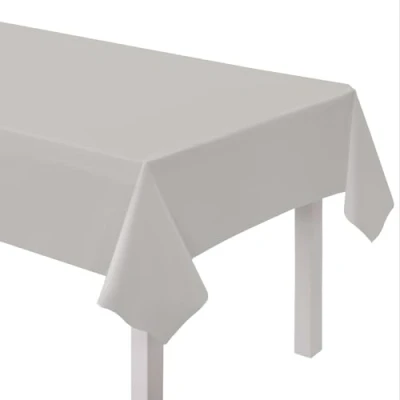 Immagine di amscan 9915404 215 Tovaglia in carta riciclabile, ecologica, 2,74 m, colore: grigio grafite
