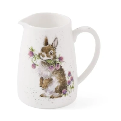 Immagine di Royal Worcester Wrendale Deigns Piccola Posie o crema singola 125 ml Brocca Coniglio