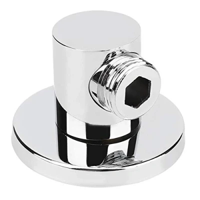 Immagine di Accessori per il bagno a gomito parete in rame con connettore tubo flessibile G1/2in uso domestico