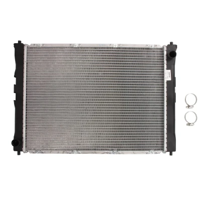 Immagine di NRF 50121 Radiatore motore Alluminio 522 396 24 con parti annesse Alette di raffreddamento saldate MG: MG ZR Hatchback, ROVER: 25 200 Coupe