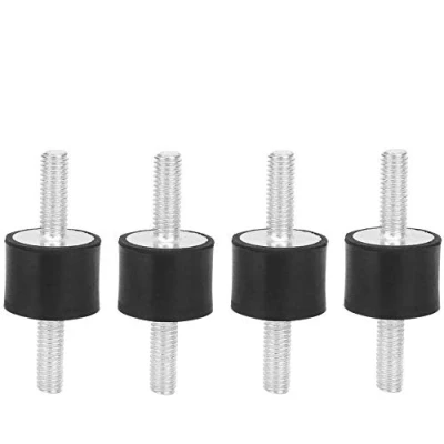Immagine di Aigend Supporti in Gomma M6, per Bobina Antivibrazione da 4 Pezzi Parte Legata Metallo Motori a Benzina Pompe Acqua (VV20*15 M6*18)