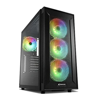 Immagine di Sharkoon TG6M RGB Tower PC Case Nero