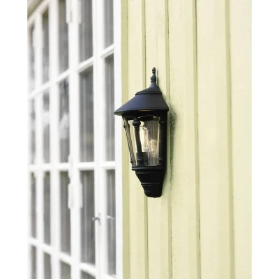 Immagine di Konstsmide Virgo 569 750 Lampada da parete per esterno a risparmio energetico, LED (monocolore) E27 60 W Nero