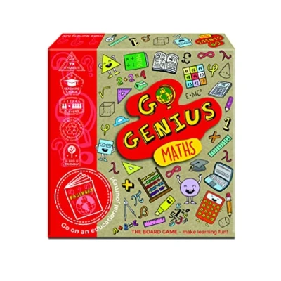 Immagine di smart games Go Genius Maths Educational Board Game Supporting Key Stage 1 &amp; 2 Learning, Suitable for 7+ Years