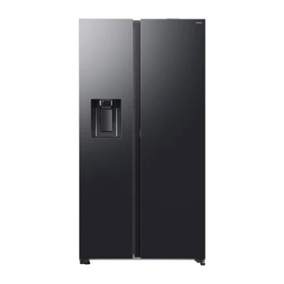 Immagine di Samsung Frigorifero Side by Air Space AI RS80F66KBF/EF con Dispenser Acqua/Ghiaccio, Wifi Energy Mode, SpaceMax, Twin Cooling Plus, 634 L, LxAxP: 91,2 x 178,4 72,6 cm, Antracite