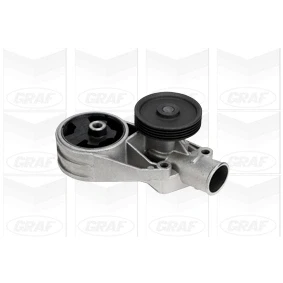 Immagine di GRAF PA966 Pompa acqua con guarnizione meccanico Ghisa grigia 85,078mm per trasmissione cinghia Poly V