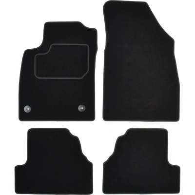 Immagine di MAMMOOTH A041 OPL195 PRM 01 Set tappetino Tessile anteriore e posteriore 4 nero OPEL: Mokka / X