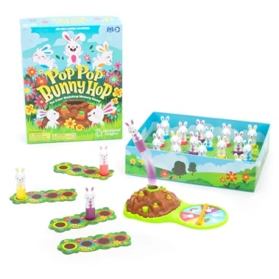 Immagine di Learning Resources Bunny Pop Coniglietto, dai 3 ai 7, Giochi da Tavolo, Gioco di Memoria Abbinato Colori, Giocattoli Bambine Anni, Multicolore, EI 2912