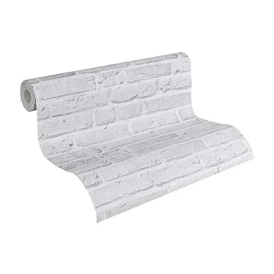 Immagine di A.S. Création Carta da parati effetto pietra in grigio per diverse stanze murale 10,05 m x 0,53