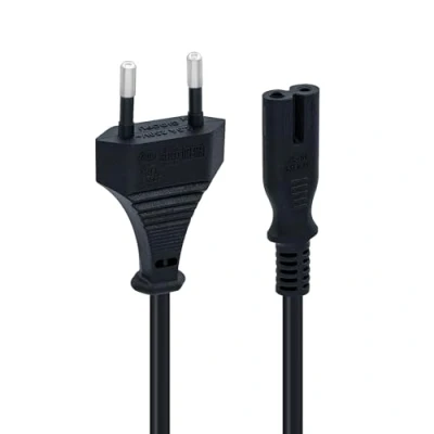 Immagine di Mcbazel 1.5M IEC 320 C7 Cavo di Alimentazione Power Cable con 2 Pin Euro per PS5/ PS4/ PS3/ Xbox Series X/S Nero