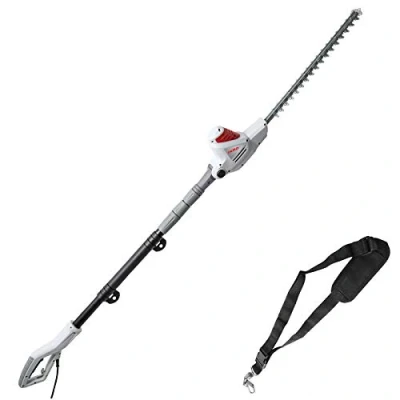 Immagine di IKRA 78001800 tagliasiepi telescopico Elettrico ITHS 600, incl. Tracolla, Lunghezza 51cm, Regolazione dell&#039;angolo di Taglio, 600 W