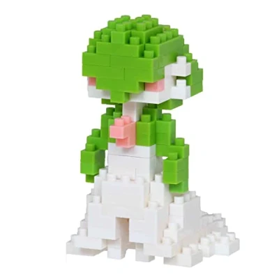 Immagine di nanoblock BANDAI Gardevoir Pokemon Model Nanoblocks Building Blocks Puzzle per adulti e bambini, kit di modelli in plastica con mini mattoncini sono ottimi regali ragazzi, ragazze