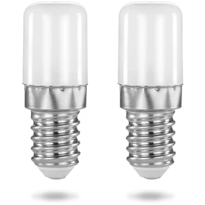Immagine di Poppstar 2x Lampadina per frigorifero LED (E14, 1,6W, bianco freddo, 150 lm (16W)) frigo, macchina da cucire