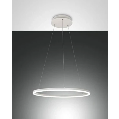 Immagine di Fabas luce Lampada LED a sospensione Giotto 1 bianco
