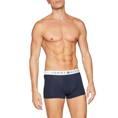 Immagine di Tommy Hilfiger Pantaloncini Boxer Uomo Confezione da 3 Cotone Elasticizzato, Multicolore (Terra Red/Mid Turq/White), S