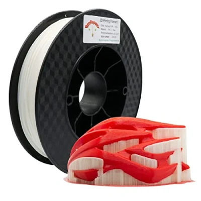 Immagine di Reprapper Filamento PVA 1.75 mm per Stampante 3D, Solubile in Acqua Utilizzato come Materiale di Supporto, 0.5kg Colore Naturale