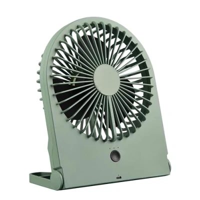 Immagine di RL LIVE YOUR LIGHT Reality Leuchten Breezy R044 49 Ventilatore da tavolo in plastica, 2 Watt, funzionamento a batteria, USB C, 3 livelli