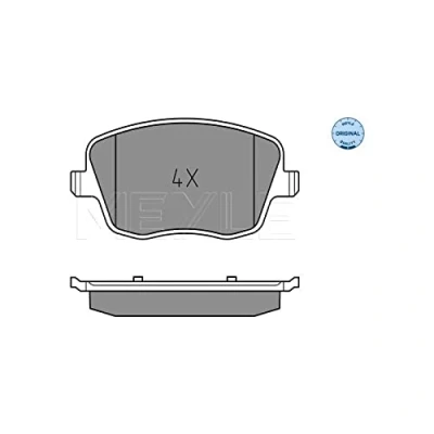 Immagine di MEYLE 025 235 8118 Kit pastiglie freno ORIGINAL Quality Assale anteriore senza contatto segnalazione usura con lamierino anticigolío SEAT: Ibiza 3