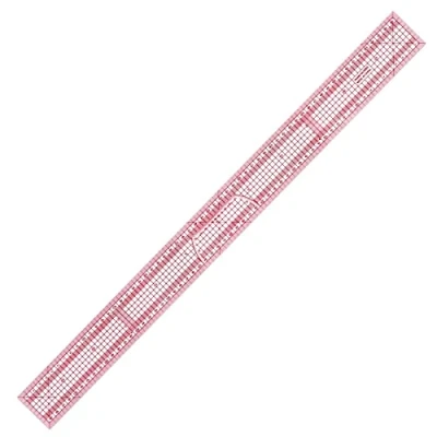 Immagine di Righello da sarto sarto, morbido, flessibile, con scala in centimetri, rosa, 60 cm