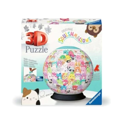Immagine di Ravensburger Puzzle 3D, Ball Squishmallows per Adulti e Bambini 6+ Anni, Idea Regalo, 72 Pezzi, Include Supporto Esporlo