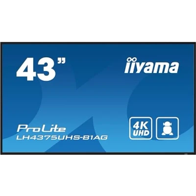 Immagine di Iiyama ProLite LH4375UHS B1AG Display Digital Signage ERP: G (A G) 108 cm 42.5 pollici 3840 x 2160 Pixel 24/7