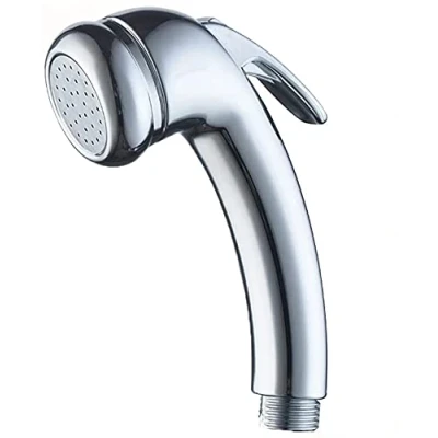 Immagine di Soffione doccia ABS 1/2&quot; On/Off regolabile doccetta da campeggio cromata per barche, roulotte, camper