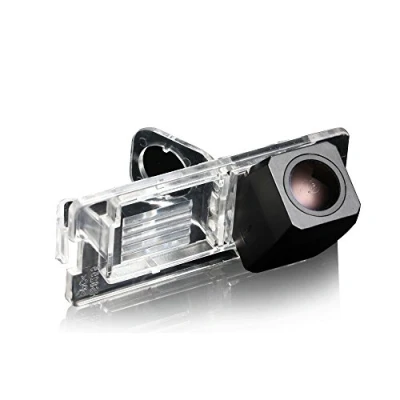 Immagine di Navinio Colore telecamera di retrovisione con linee griglia come luce targa, sensore parcheggio Nero replacement for Renault Fluence Duster Latitude Scenic2/3 Megane cabrio clio4 Terrano