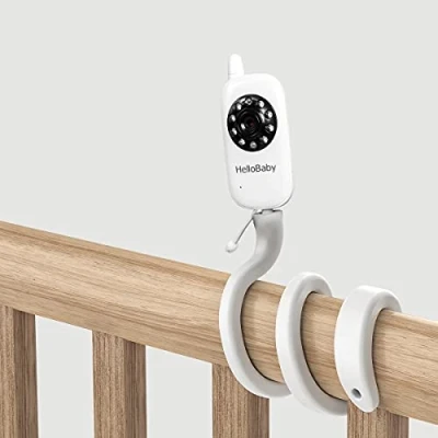 Immagine di UIQELYS Flessibile Twist Mount per HelloBaby HB24/HB32 Camera Montaggio A Parete Staffa di Sicurezza Domestica Supporto Telecamera