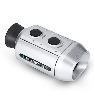 Immagine di Golf Range Finder, Telescopio monoculare portatile da esterno Telemetro Tester di distanza Laser (argento)