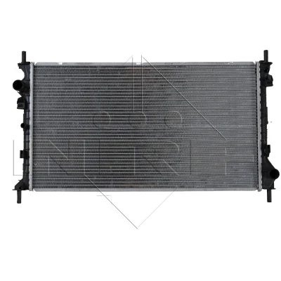 Immagine di NRF 54756 Radiatore motore Alluminio 702 386 24 con parti annesse Alette di raffreddamento saldate FORD: Transit Connect Mk1 Van