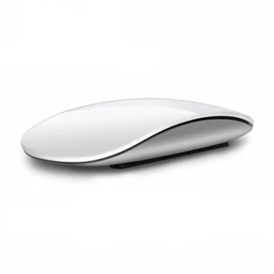 Immagine di N+C Magic Mouse wireless Bluetooth 5.0, silenzioso, multi arco, ricaricabile, compatibile con computer portatile, Mac, PC, Macbook (bianco)