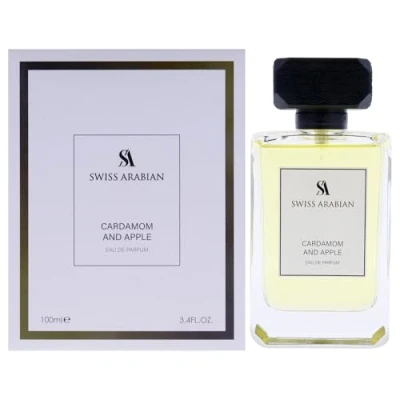 Immagine di Swiss Arabian Cardamom and Apple Eau de Parfum for Men 100 ml, una miscela vibrante di mela verde fresca e cardamomo speziato, un profumo audace sofisticato