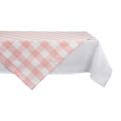 Immagine di DII Buffalo Check Collection, Tovaglia classica per la fattoria, 40 x cm, colore: rosa e bianco