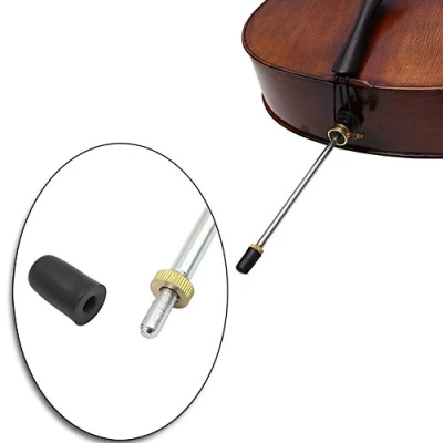 Immagine di 5 pezzi Tappo Protettore in Gomma per Violoncello Tappeto Antiscivolo Punta Endpin Protector Strumenti a Corde Accessori prestazioni