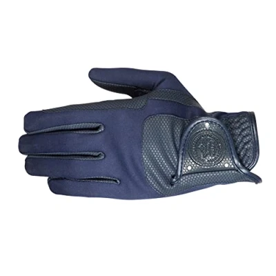 Immagine di PFIFF 102776 Guanti da equitazione Softshell Grip, colore: Blu scuro 8