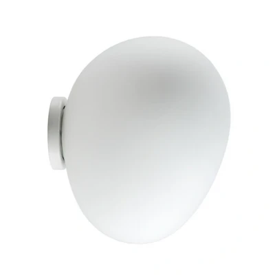 Immagine di Foscarini Gregg MIDI applique, in vetro, bianco