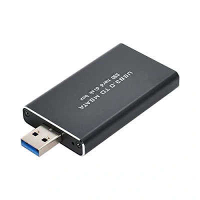 Immagine di Chenyang Scheda adattatore convertitore SSD esterno Mini PCI E mSATA a USB 3.0 con custodia SA 092 106 119 U3 294