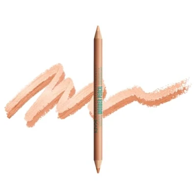 Immagine di NYX Professional Makeup Brow Highlighter, Matita Sopracciglia a Doppia Estremità, Per Sollevare, Illuminare e Correggere, Wonder Pencil, Warm Deep